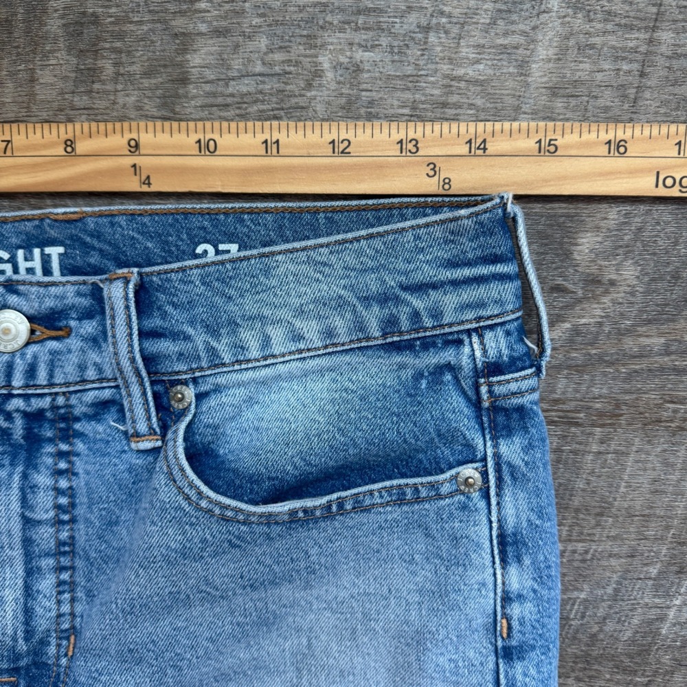 J.Crew Classic Straight Jeans 27 Straight Fit Light Wash Blue High‎ Rise Denim - Picture 6 of 6
